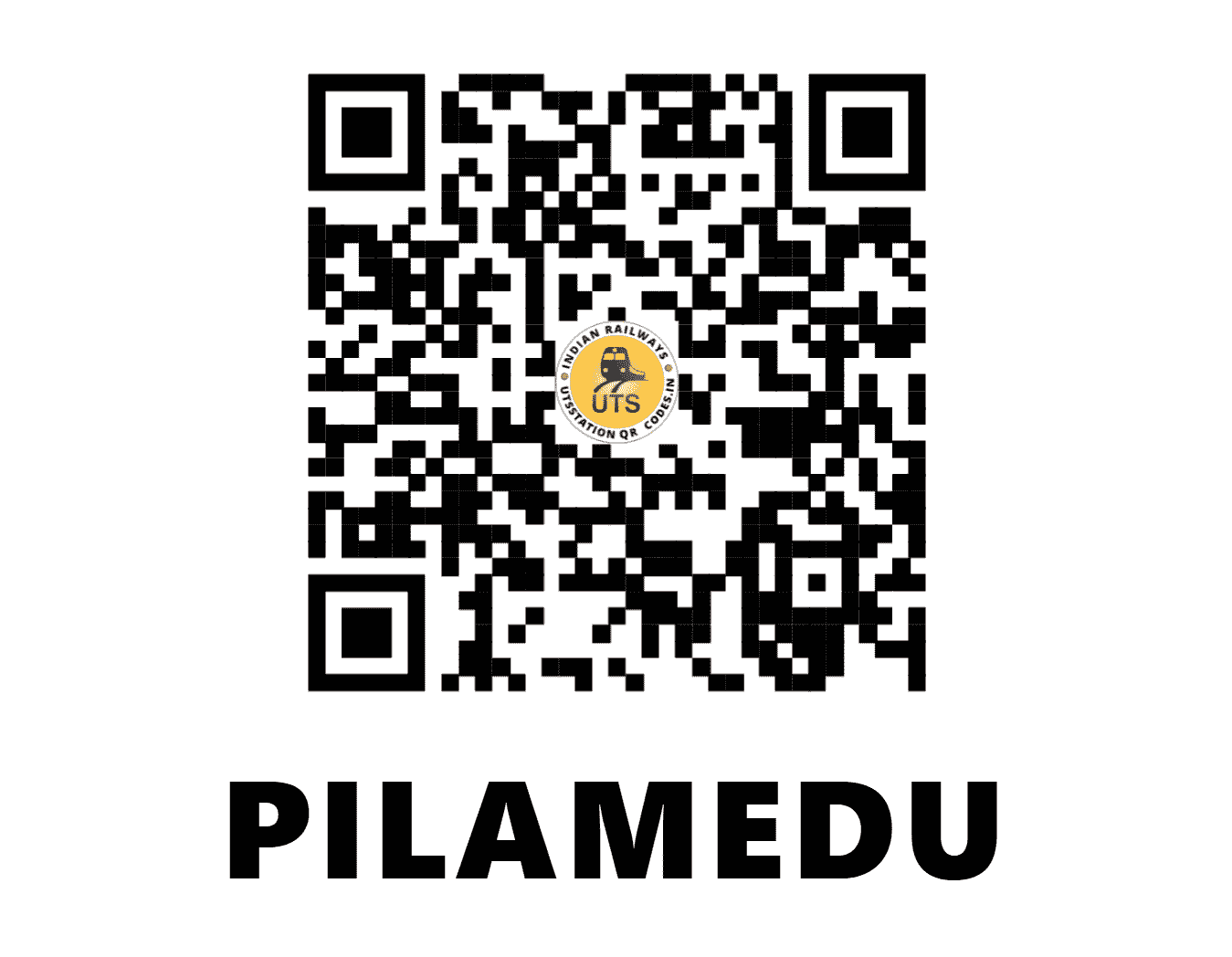 UTS QR Code for PILAMEDU - PLMD (SR - TAMIL NADU)